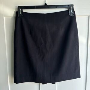Banana Republic Navy Blue Pencil Skirt Work Pinstripe Professional Womens Size 2